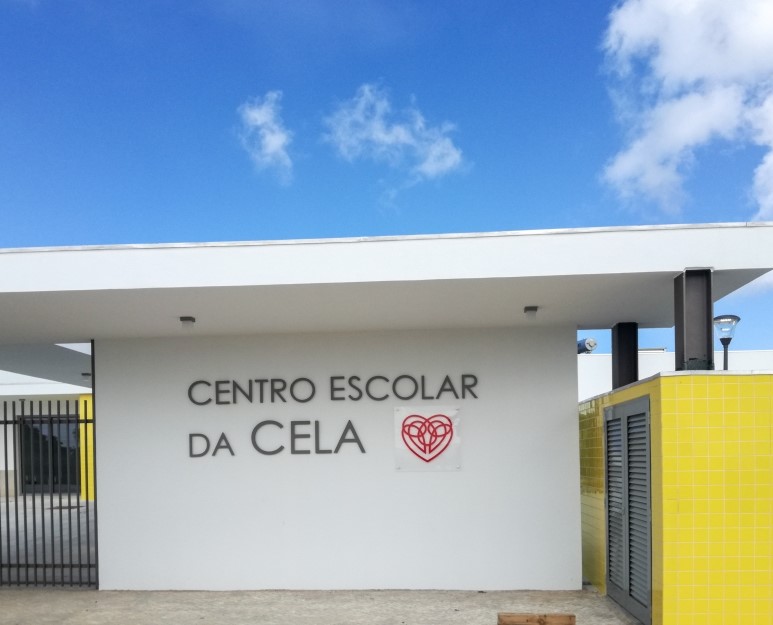 Construção do Centro Escolar da Cela